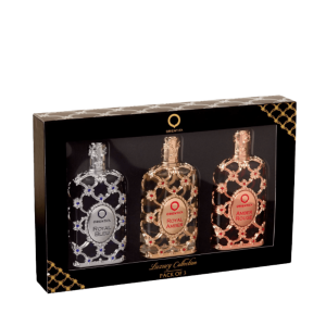 kit orientica luxury collection - Kit Orientica Luxury Collection Eau de Parfum Unissex – Royal Bleu + Royal Amber + Amber Rouge (3x30ml)