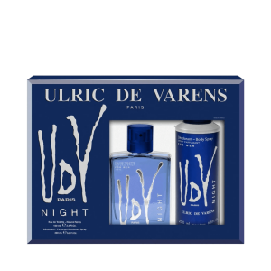 kit ulric de varens night masculino - Kit Ulric de Varens Night Masculino (Eau de Toilette 100ml + Desodorante 200ml) - Ulric de Varens
