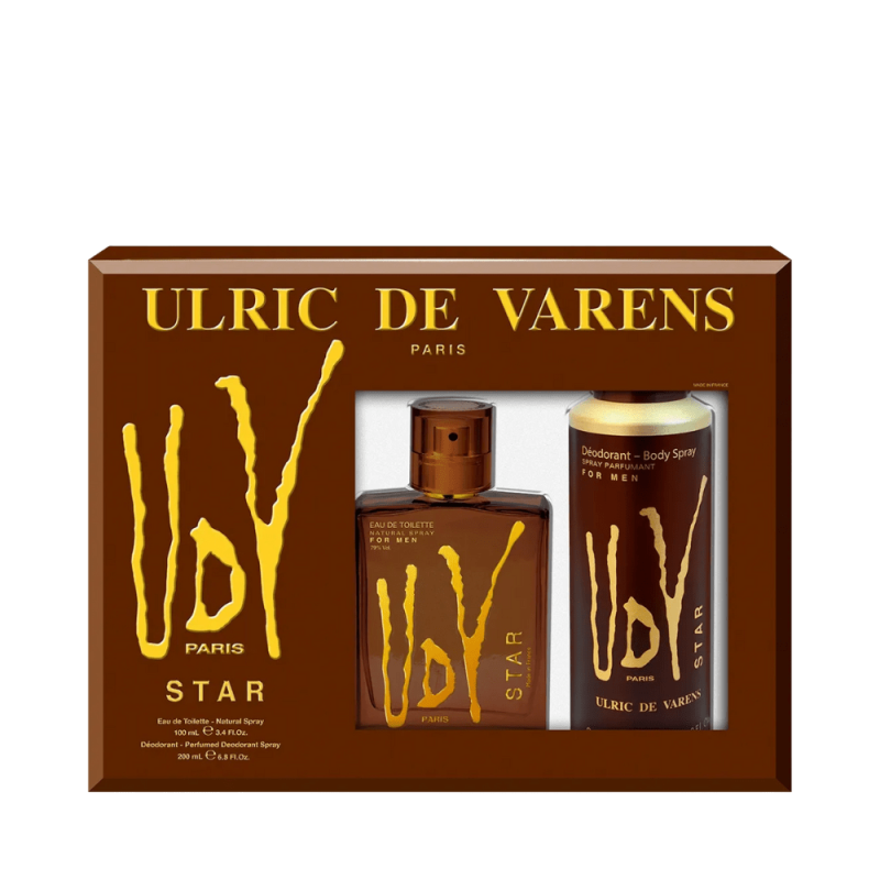 Kit Ulric De Varens Star Masculino - Kit Ulric De Varens Star Masculino (Eau De Toilette 100Ml + Desodorante 200Ml) - Ulric De Varens