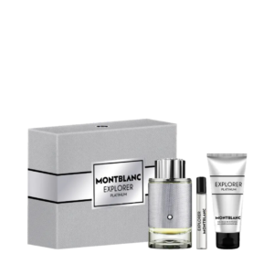 Kit Montblanc Explorer Platinum Masculino (Eau de Parfum 100ml + Eau de Parfum 7,5ml + Shower Gel 100ml) – Montblanc